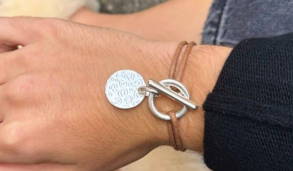 Bracelet argenté pendentif léopard cordon coloré Musardise 