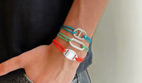 Bracelet Homme Musardise Cordon Coloré 