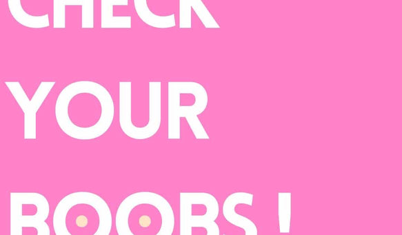 Affiche Rose Check Your Boobs 