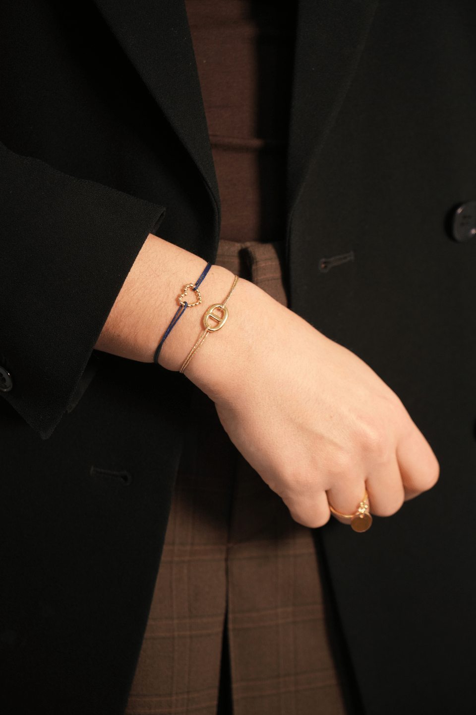 Bracelet Mini Maille Doré