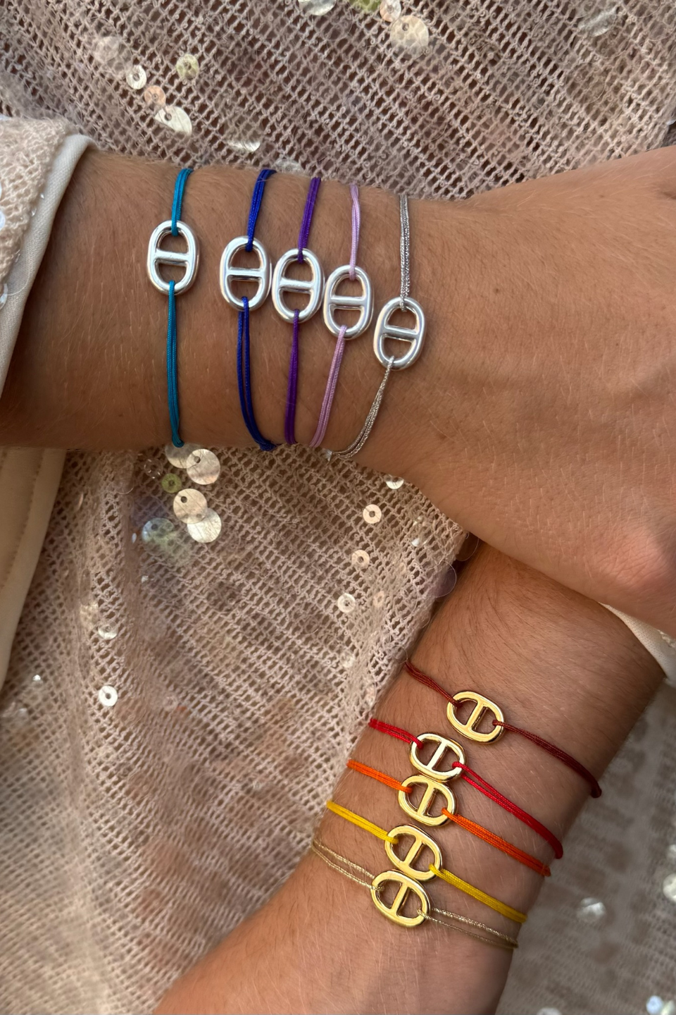 Bracelet Mini Maille Doré