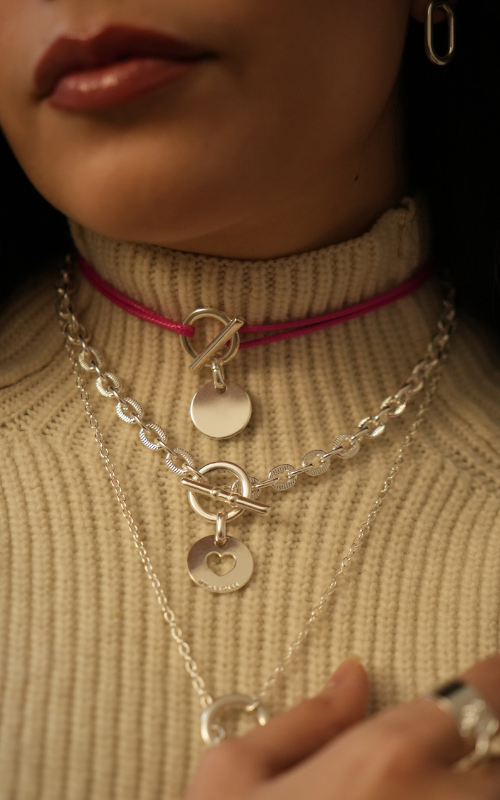 Collier Scarlett médaille Coeur