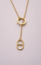 Collier sautoir maille Marine doré Daya