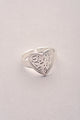Bague Coeur Sauvage argentée