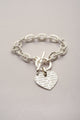 Bracelet Scarlett pendentif coeur Je T'aime