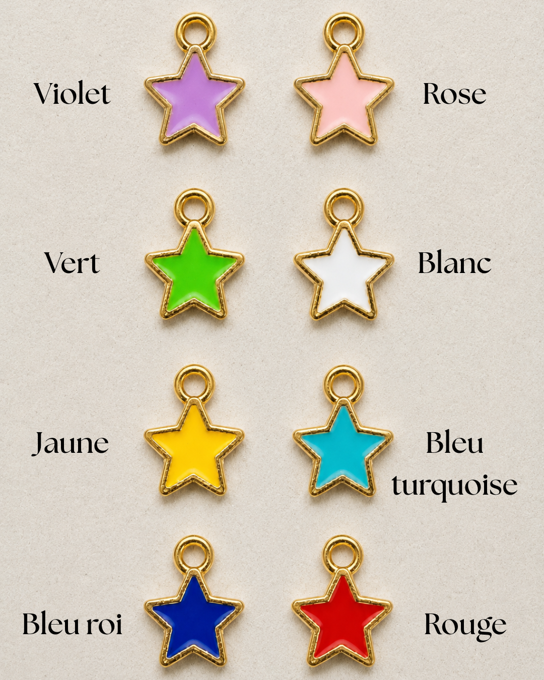 Collier médaille Star doré