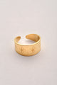 Bague Sakura dorée