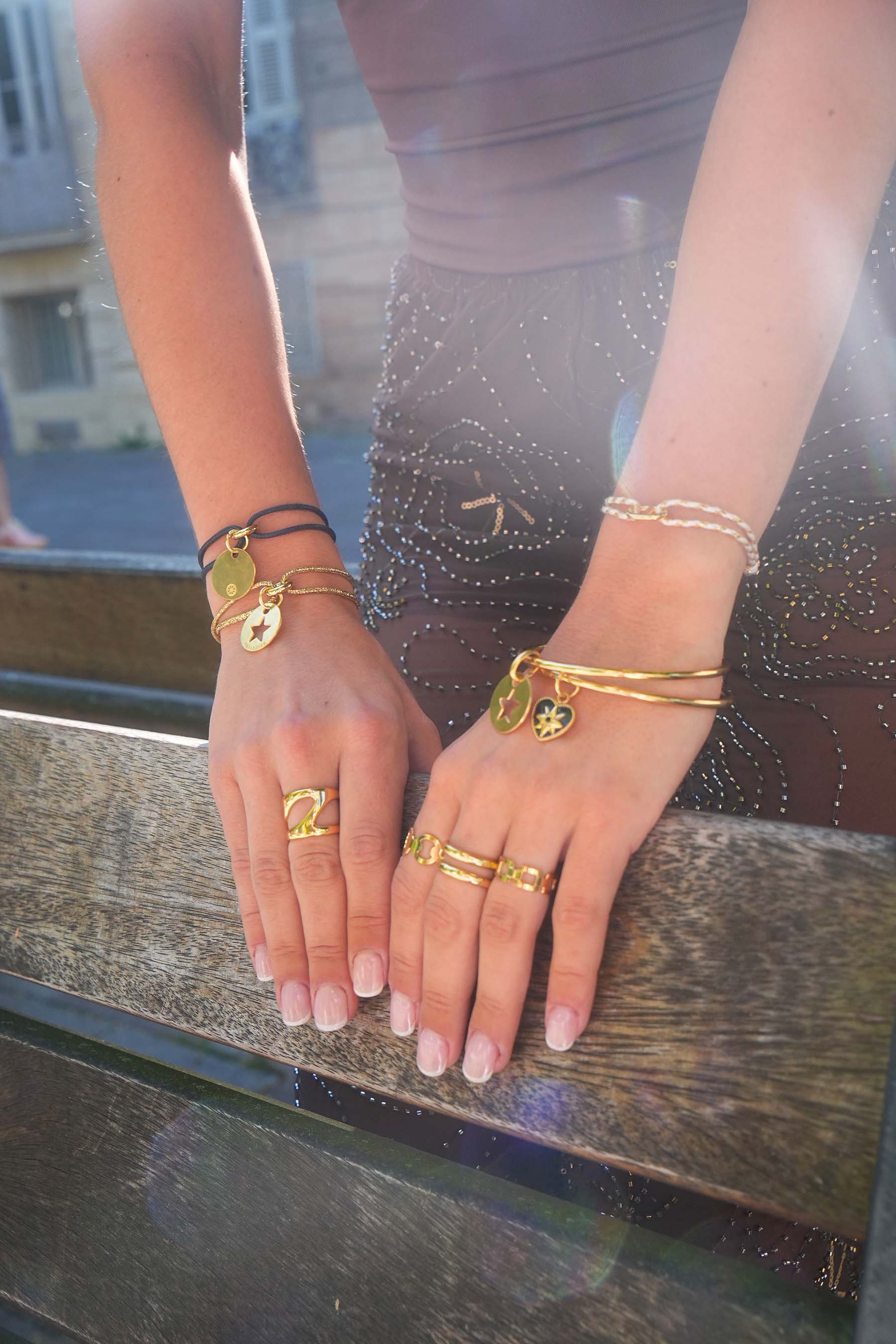 Bague argentée Dune