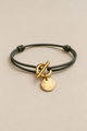 Bracelet attache médaille doré