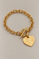 Bracelet Scarlett Cœur je t’aime doré