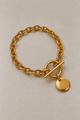 Bracelet Scarlett médaille doré