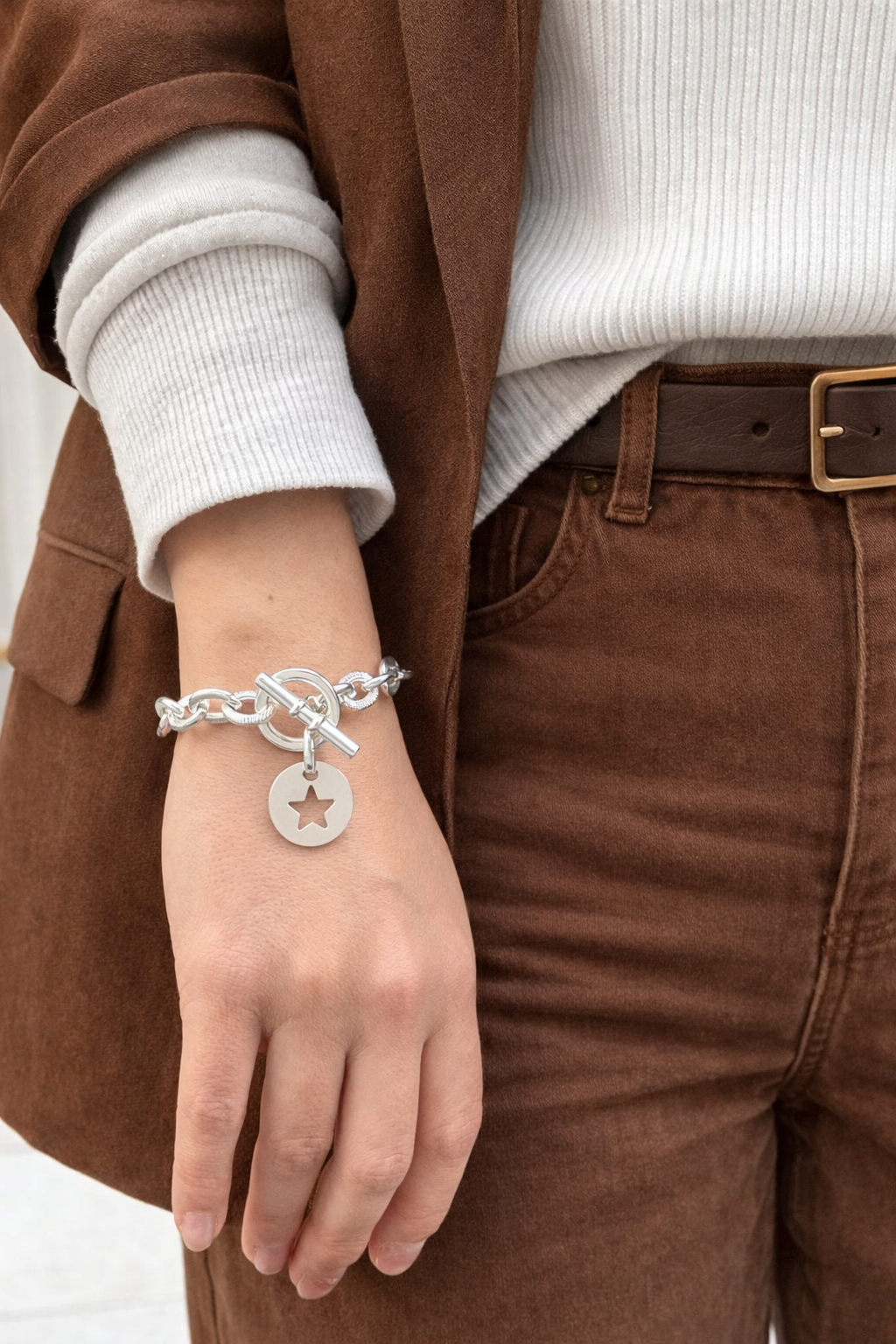 Bracelet Scarlett médaille Étoile