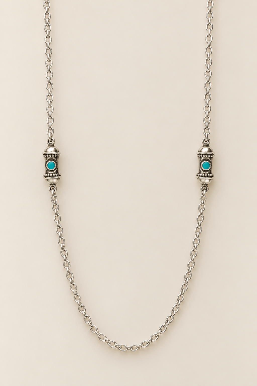 Collier long Amal argenté Musardise