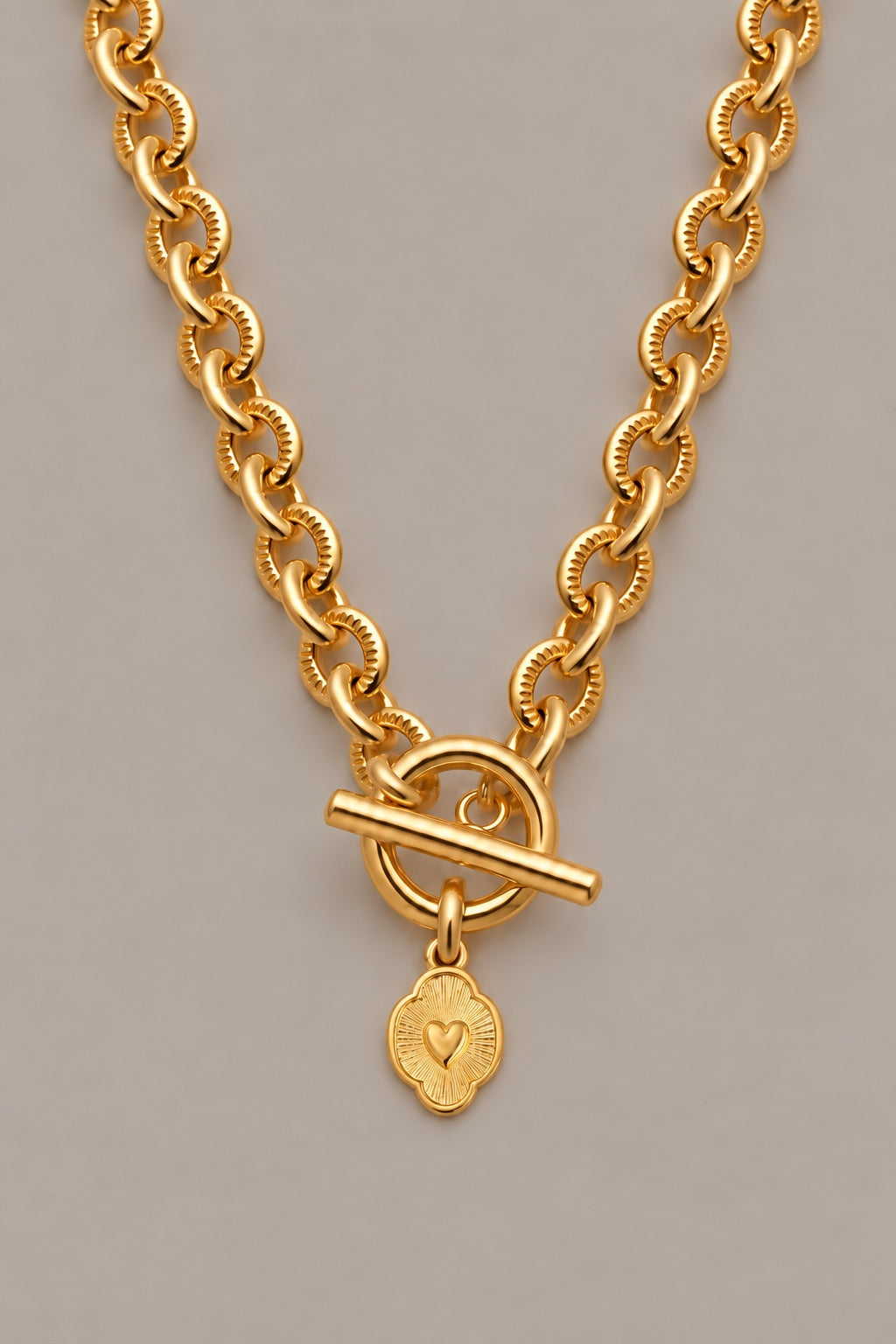 Collier Scarlett Cœur Bohème doré Musardise