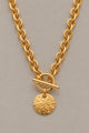 Collier Scarlett léopard doré