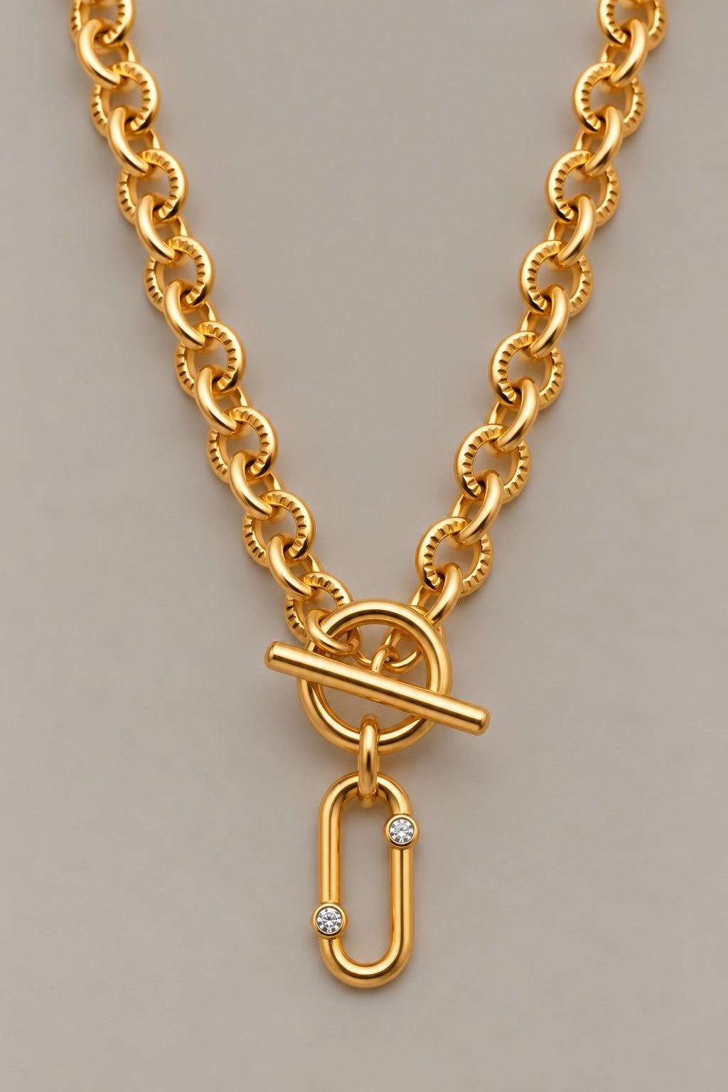 Collier Scarlett Ricky strass doré Musardise